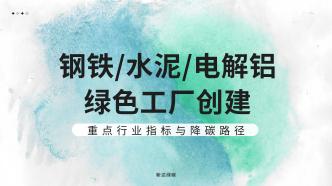 钢铁/水泥/电解铝绿色工厂···